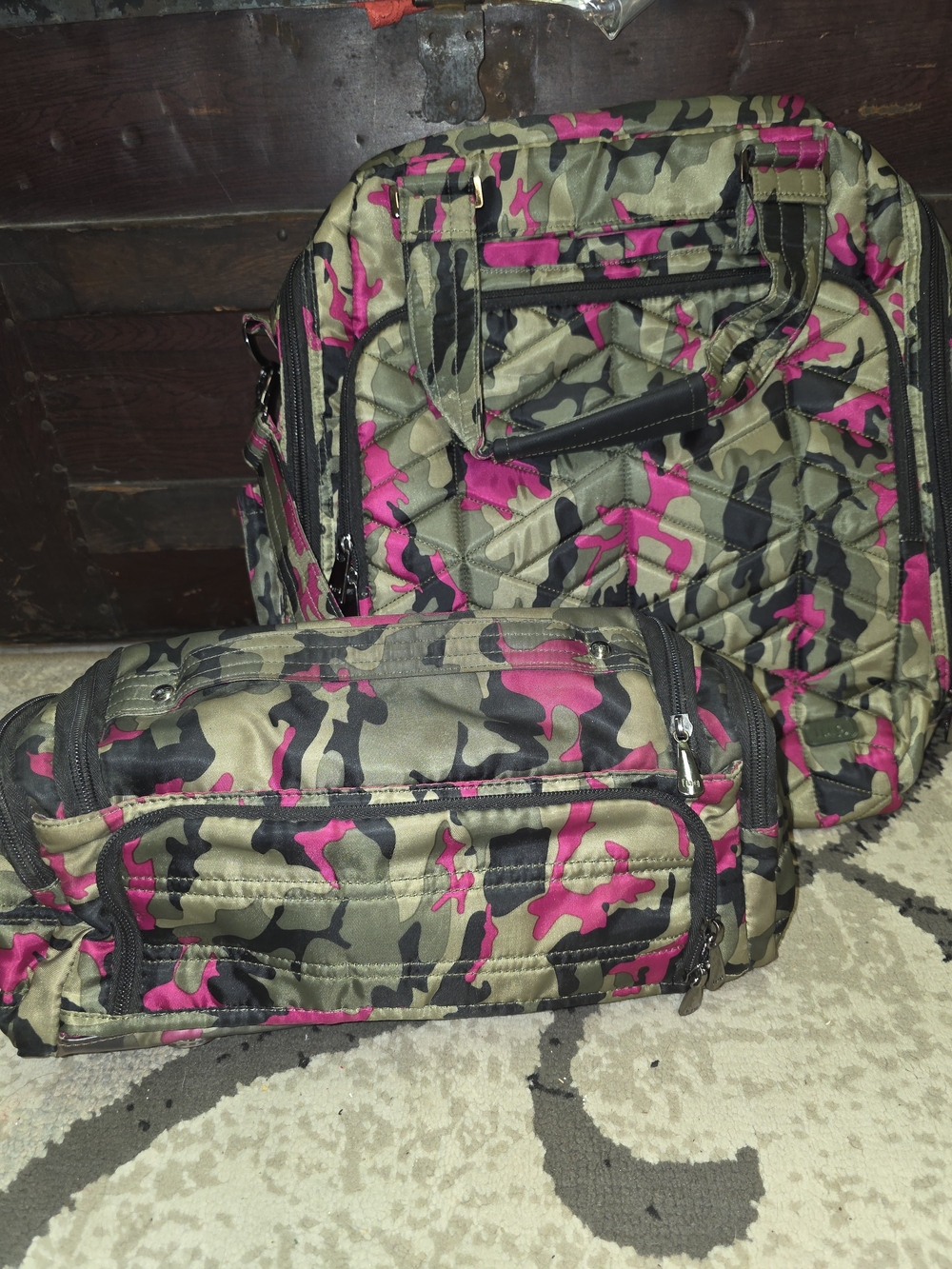 NWOT LUG 2Pc Camo Travel Set Ranger XL, Trolley
